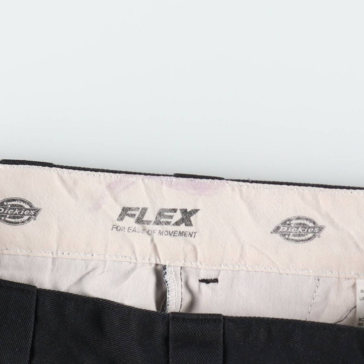 Dickies Work Pants Men's W36 polyester black type Vintage Second Hand