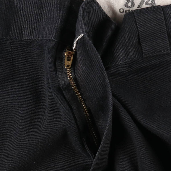 Dickies Work Pants Men's W36 polyester black type Vintage Second Hand