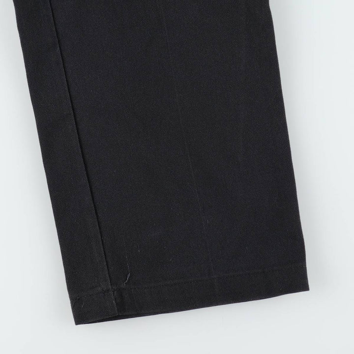 Dickies Work Pants Men's W36 polyester black type Vintage Second Hand