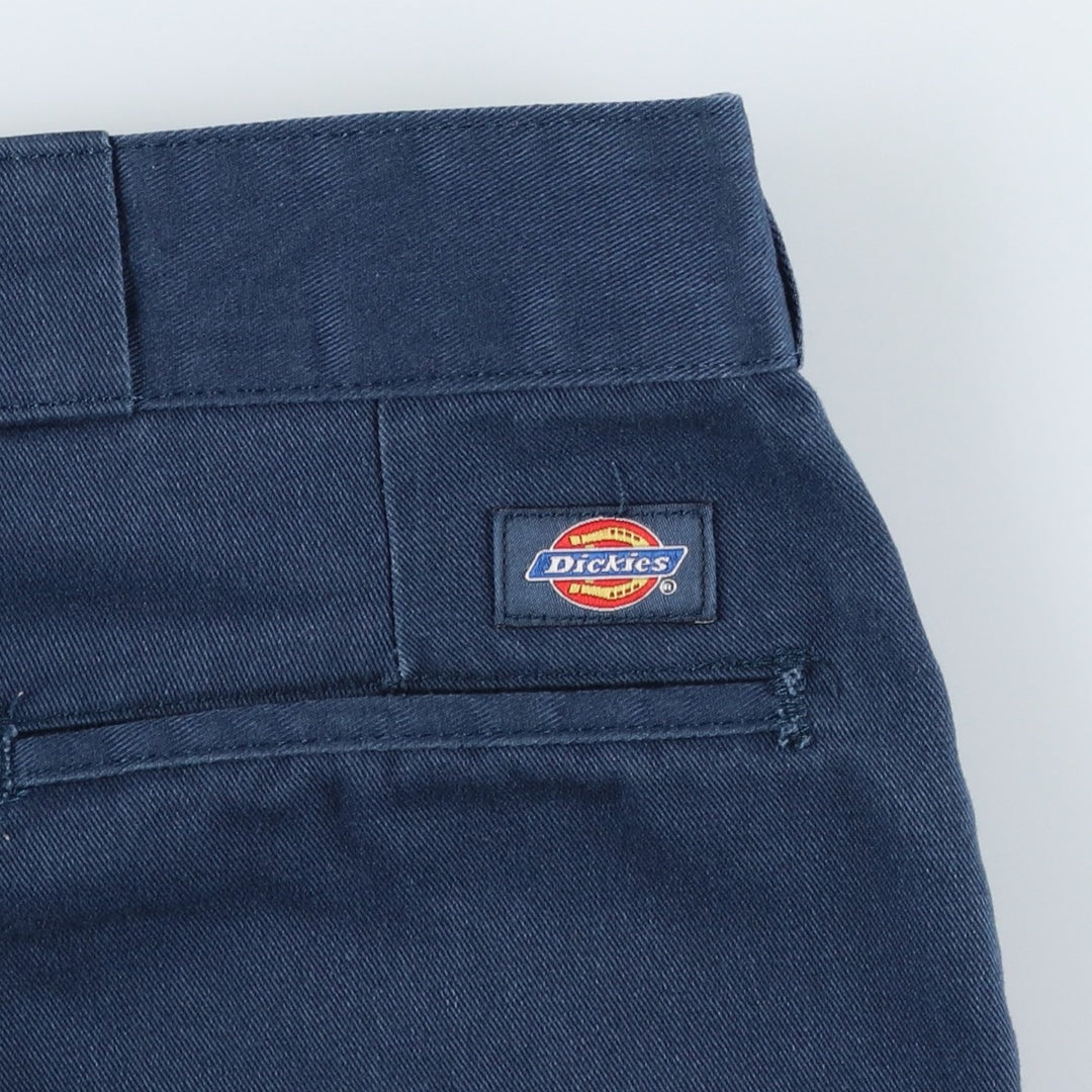 Dickies Work Pants Men's W37 unclear navy blue type Vintage Second Hand