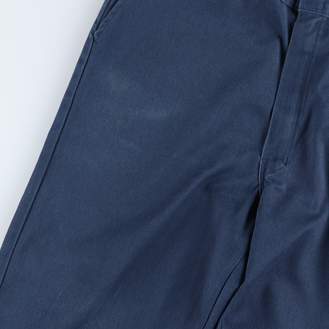 Dickies Work Pants Men's W37 unclear navy blue type Vintage Second Hand