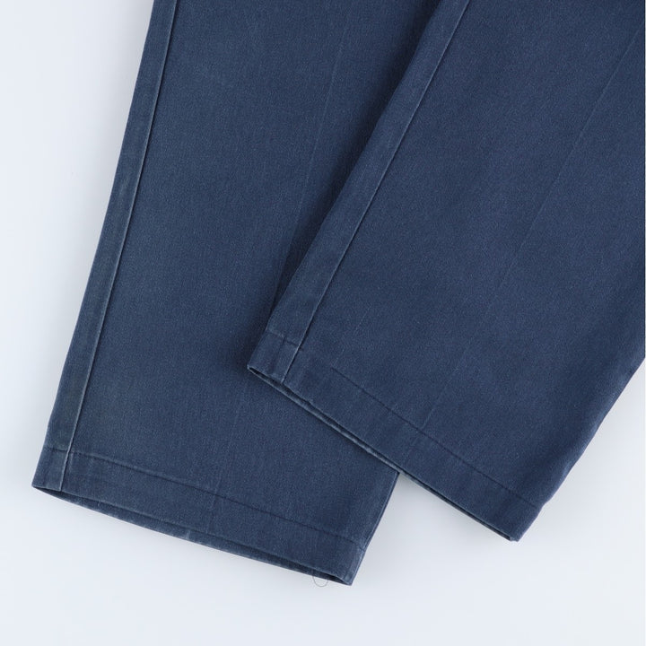 Dickies Work Pants Men's W37 unclear navy blue type Vintage Second Hand