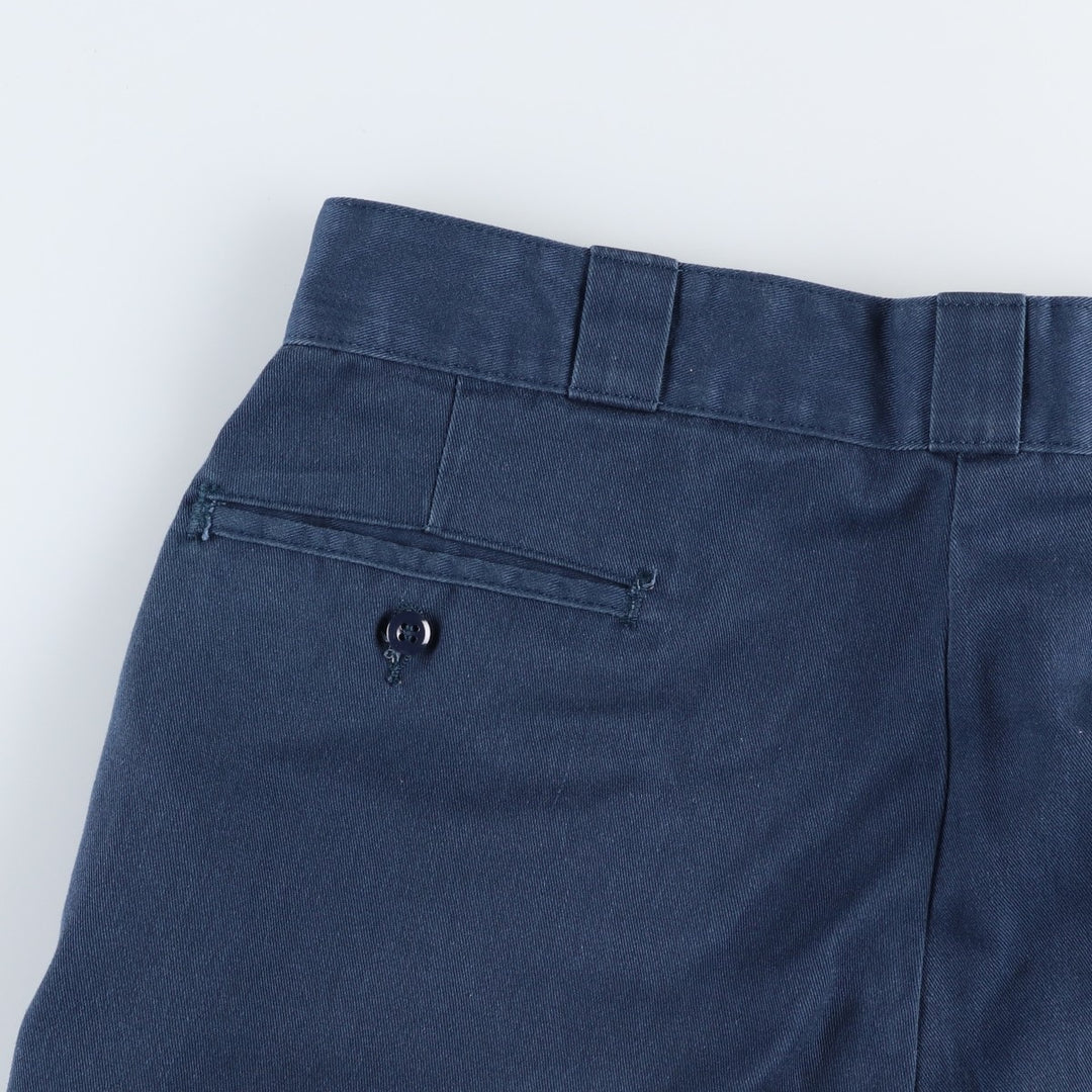 Dickies Work Pants Men's W37 unclear navy blue type Vintage Second Hand