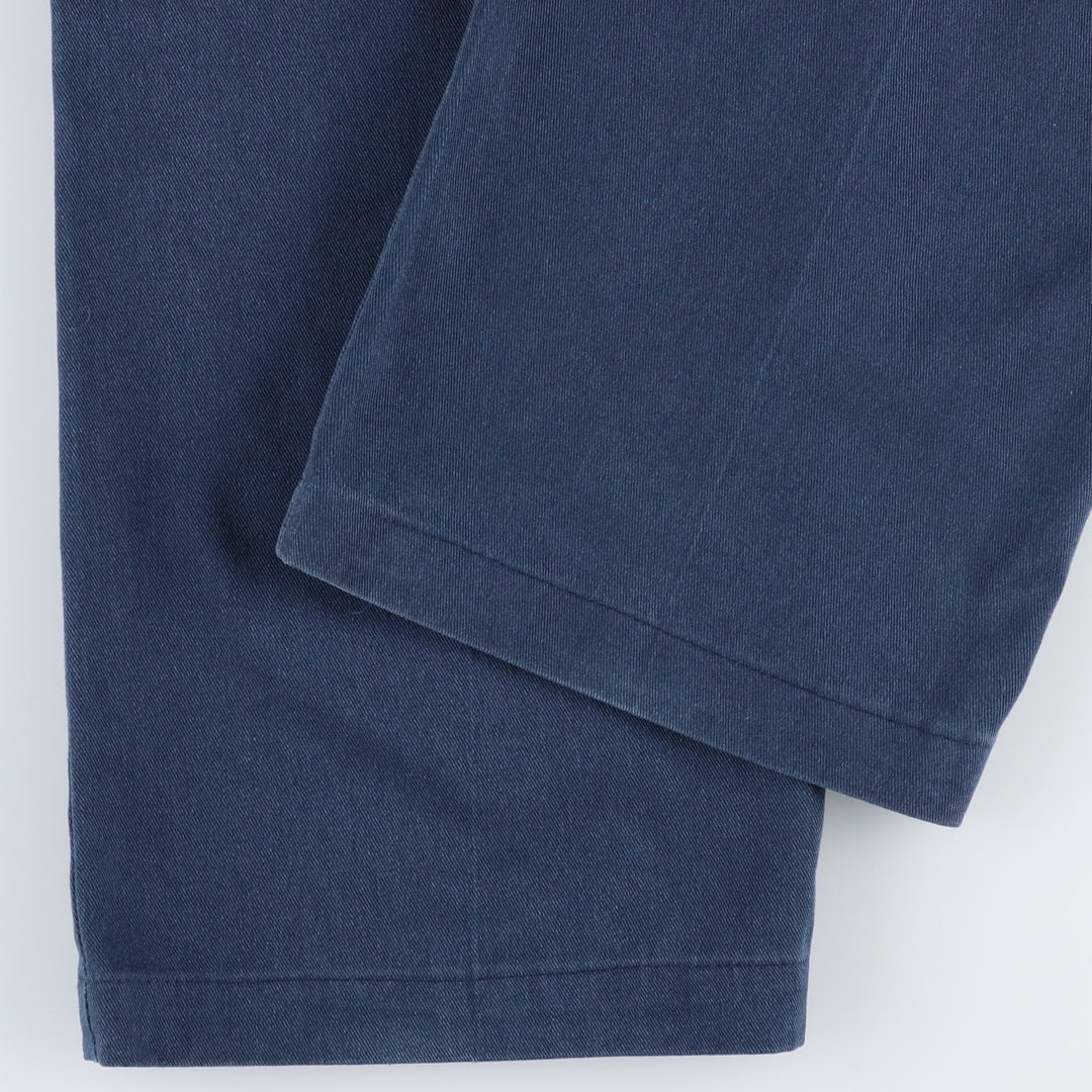 Dickies Work Pants Men's W37 unclear navy blue type Vintage Second Hand