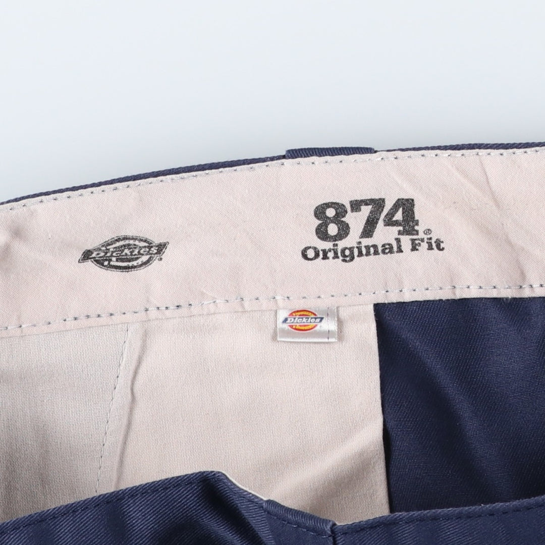 Dickies 874 Original Fit Work Pants for Men, W36 unclear navy blue type Vintage Second Hand