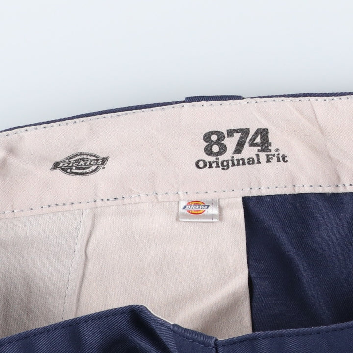 Dickies 874 Original Fit Work Pants for Men, W36 unclear navy blue type Vintage Second Hand
