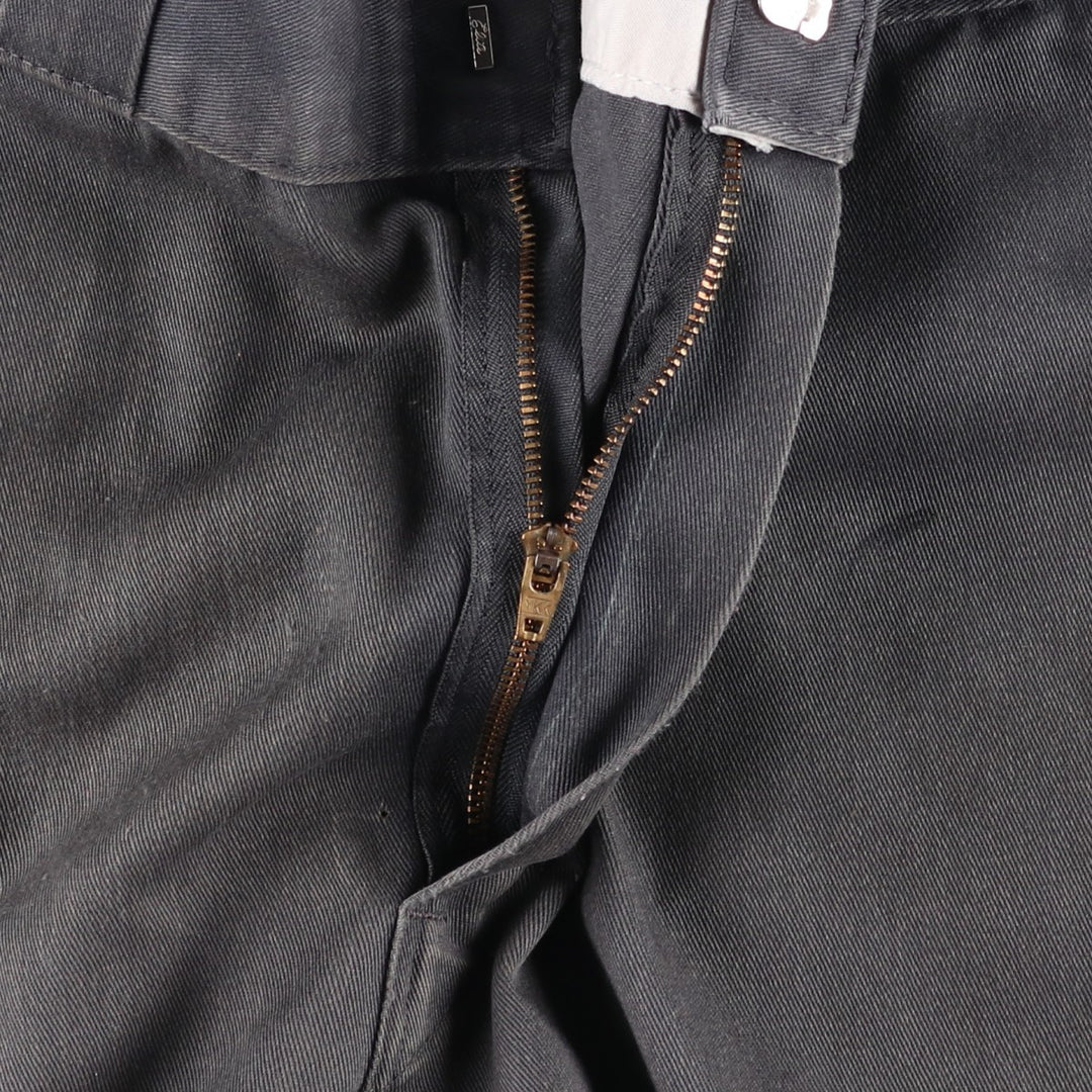 Dickies Work Pants Men's W33 polyester gray type Vintage Second Hand