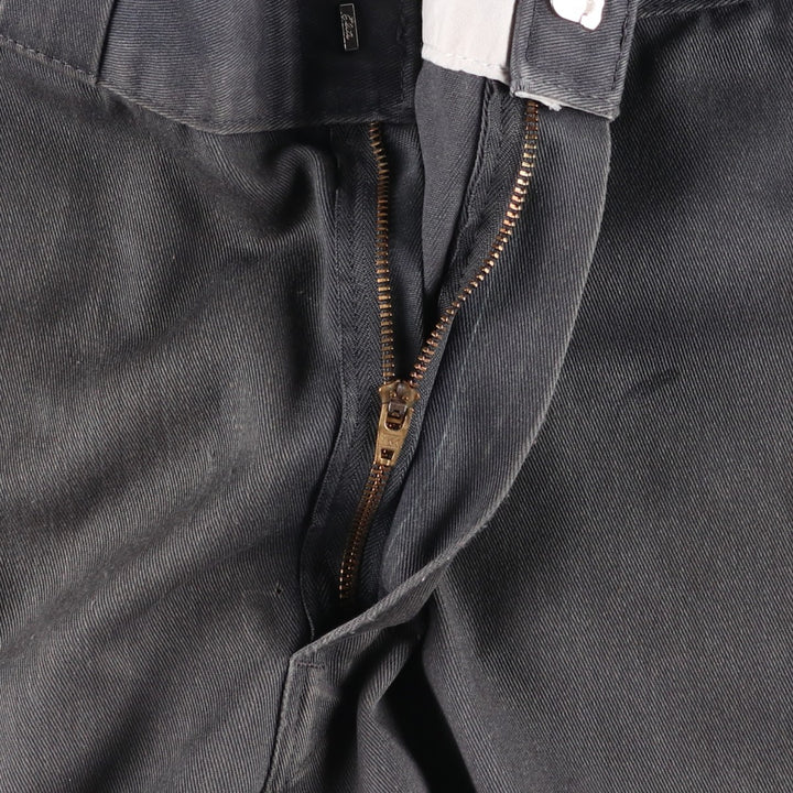 Dickies Work Pants Men's W33 polyester gray type Vintage Second Hand
