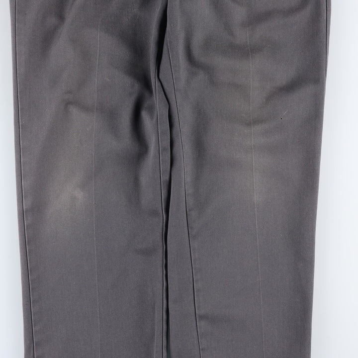 Dickies Work Pants Men's W33 polyester gray type Vintage Second Hand