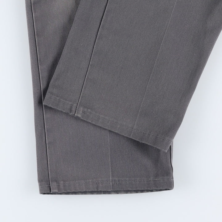 Dickies Work Pants Men's W33 polyester gray type Vintage Second Hand