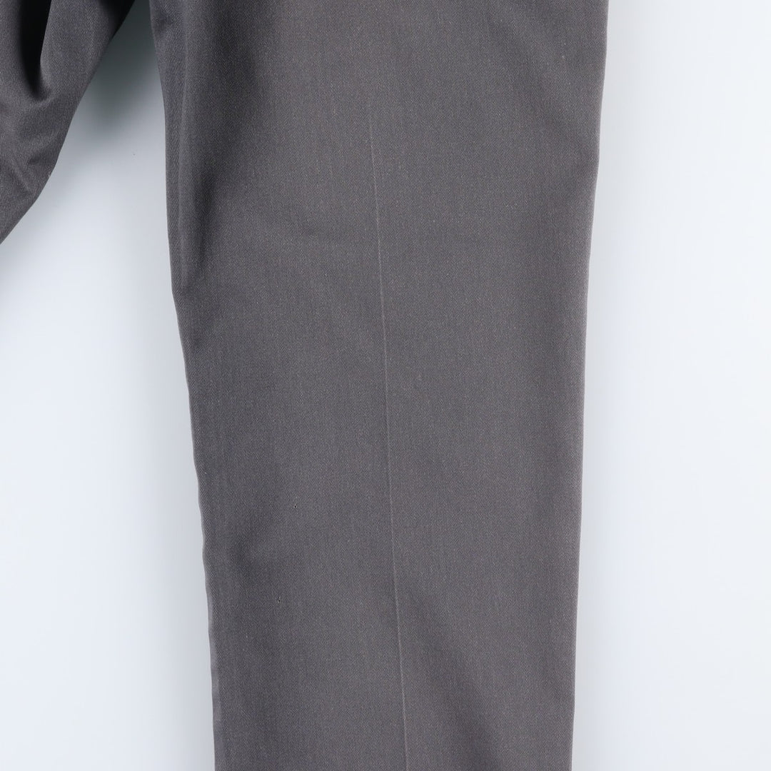 Dickies Work Pants Men's W33 polyester gray type Vintage Second Hand