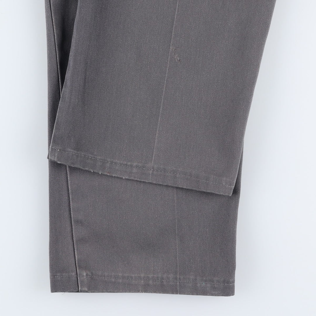 Dickies Work Pants Men's W33 polyester gray type Vintage Second Hand