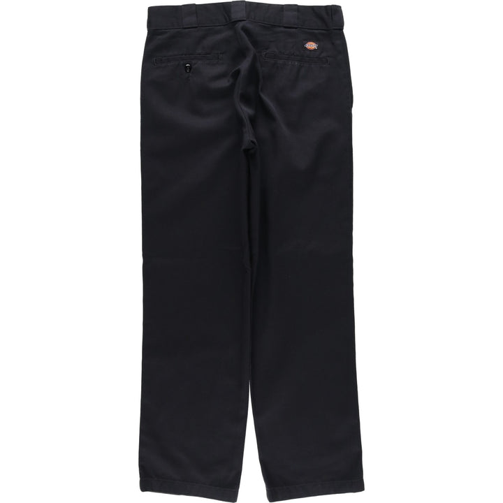 Dickies 874 Original Fit Work Pants, Men's, Size W34 polyester black type Vintage Second Hand
