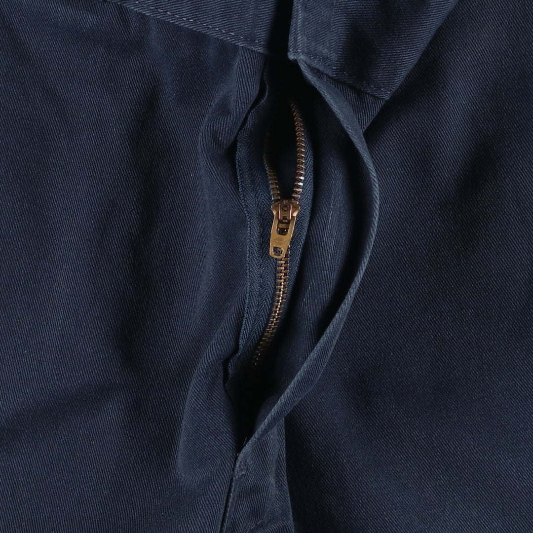 Dickies Men's Work Pants, Size W35 polyester navy blue type Vintage Second Hand