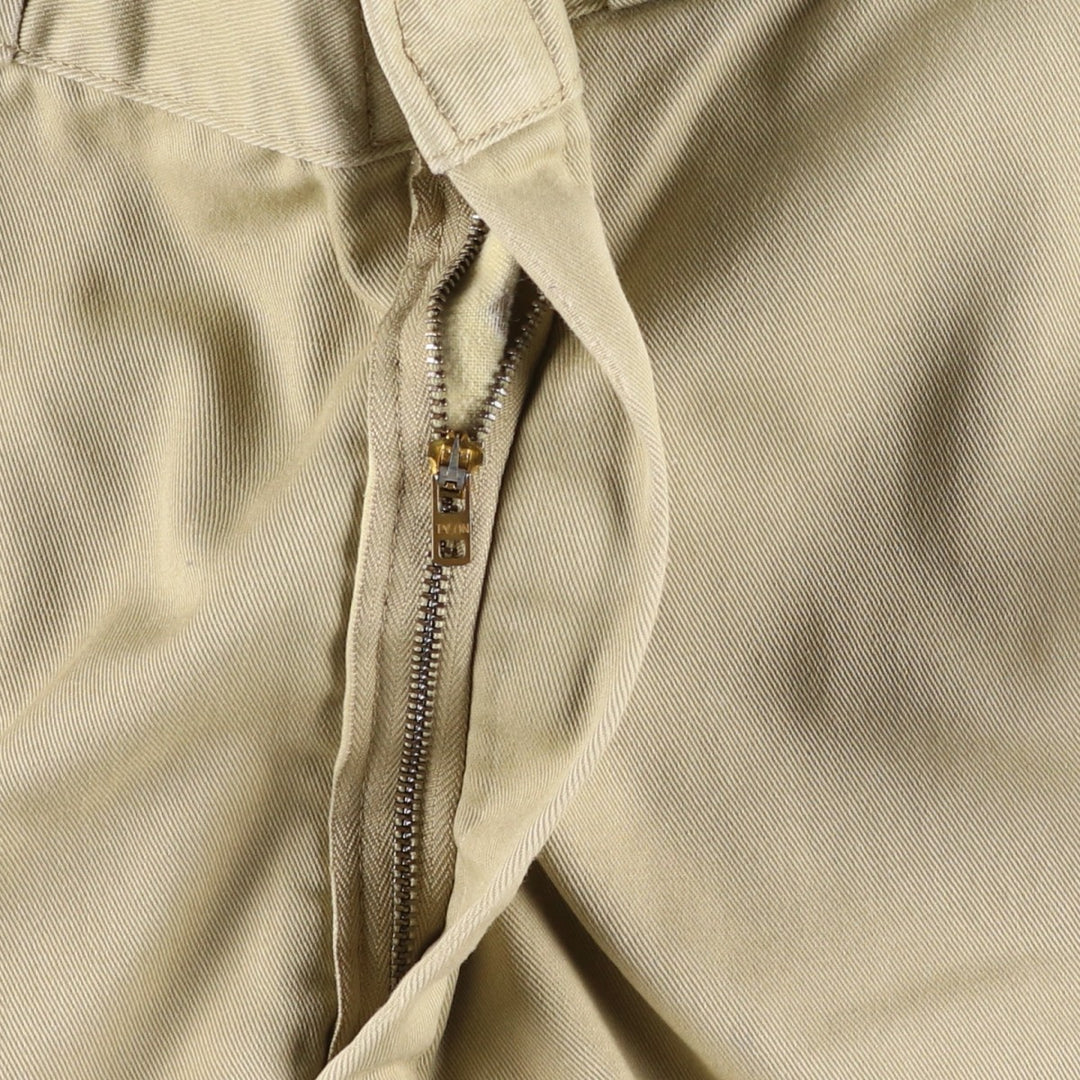 90'S Dickies Work Pants, Men's, W37, Vintage polyester Beige type Vintage Second Hand