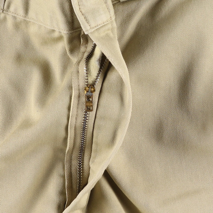 90'S Dickies Work Pants, Men's, W37, Vintage polyester Beige type Vintage Second Hand