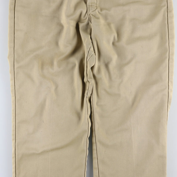 90'S Dickies Work Pants, Men's, W37, Vintage polyester Beige type Vintage Second Hand