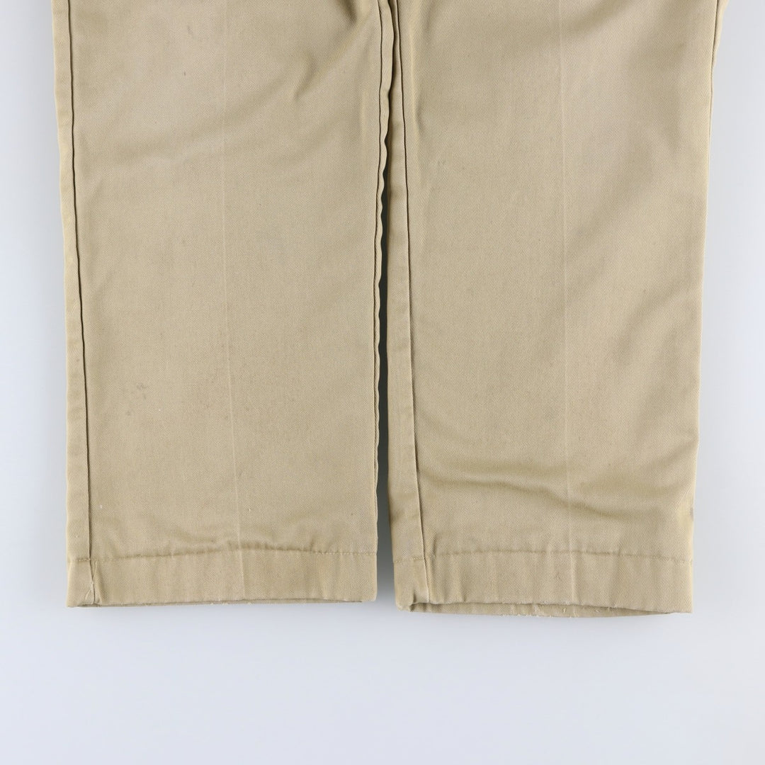 90'S Dickies Work Pants, Men's, W37, Vintage polyester Beige type Vintage Second Hand