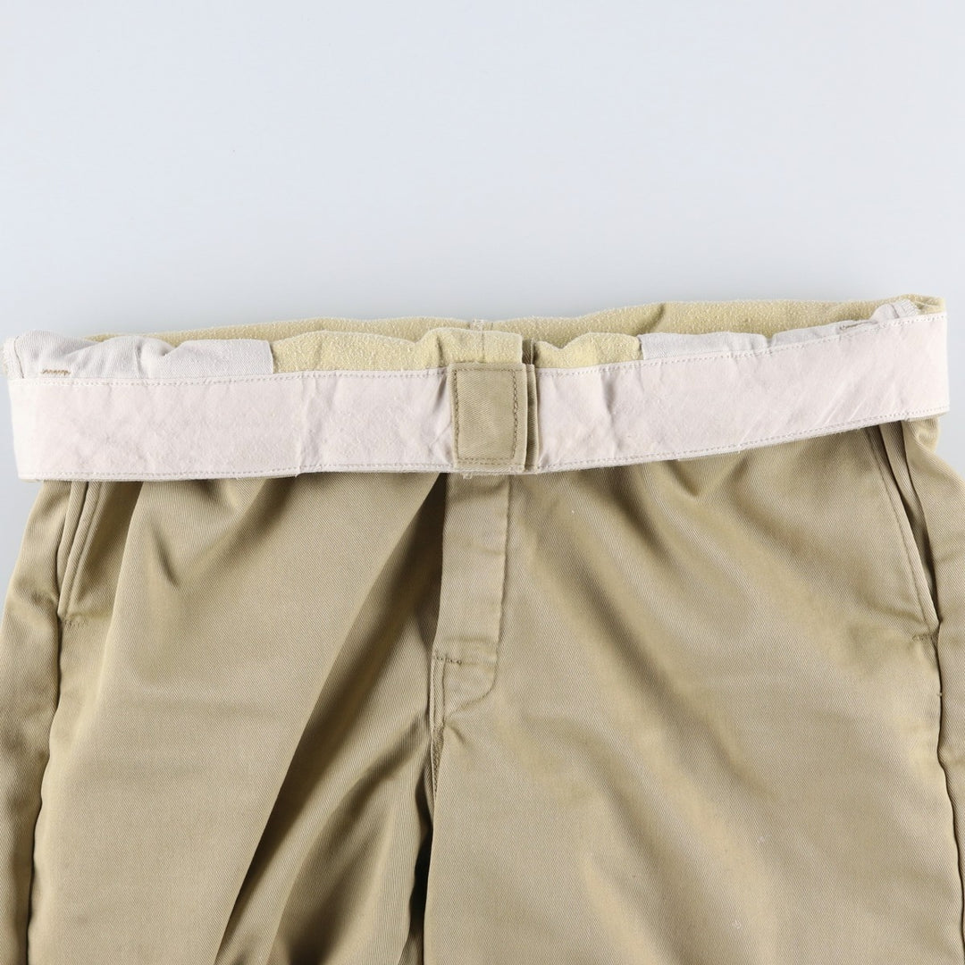 90'S Dickies Work Pants, Men's, W37, Vintage polyester Beige type Vintage Second Hand