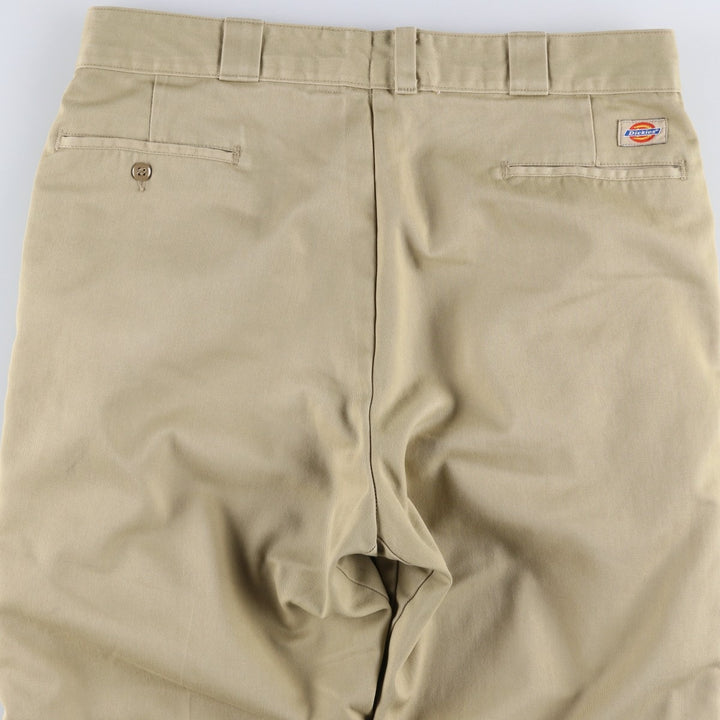 90'S Dickies Work Pants, Men's, W37, Vintage polyester Beige type Vintage Second Hand