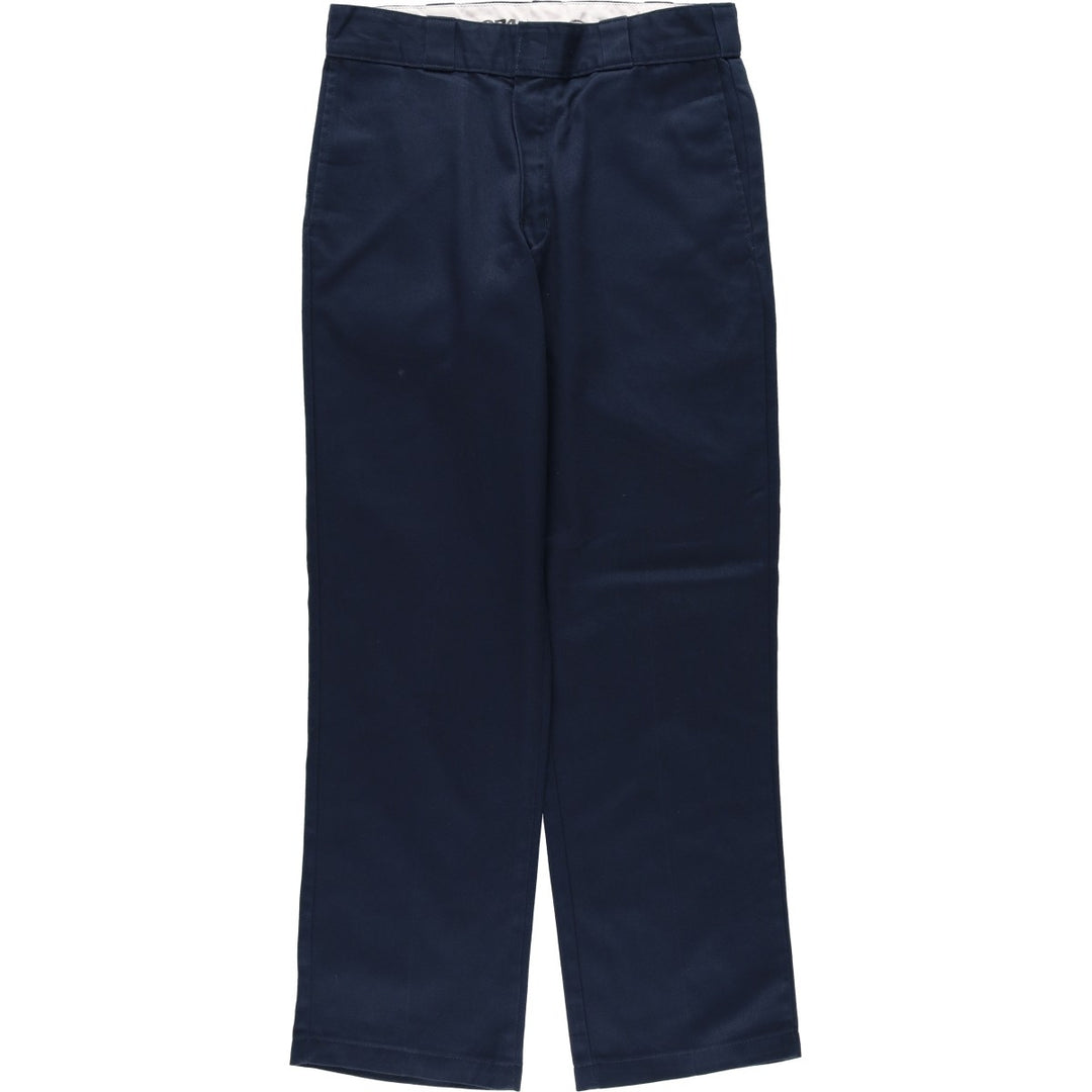 Dickies 874 Flex Original Fit Work Pants, Men's, Size W32 polyester navy blue type Vintage Second Hand