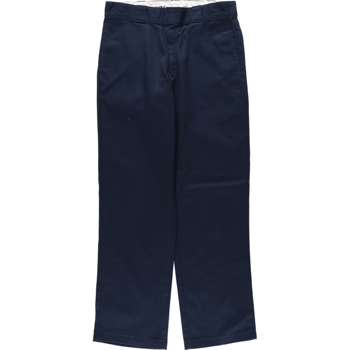 Dickies 874 Flex Original Fit Work Pants, Men's, Size W32 polyester navy blue type Vintage Second Hand