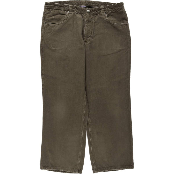 2000'S Patagonia Organic Cotton Corduroy Pants (58220F0), Men's Size W37 (approx.) Organic cotton brown type Vintage Second Hand