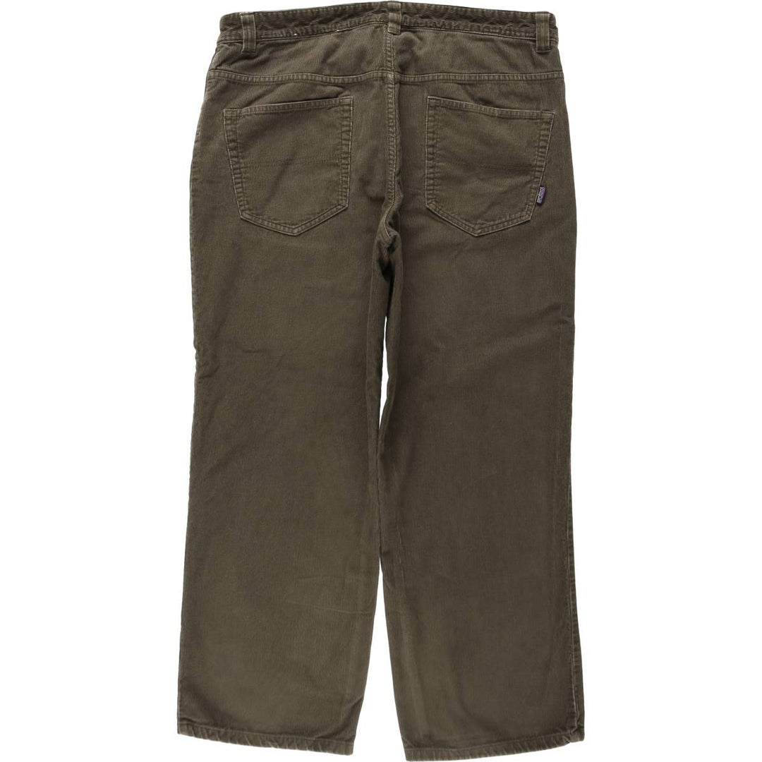 2000'S Patagonia Organic Cotton Corduroy Pants (58220F0), Men's Size W37 (approx.) Organic cotton brown type Vintage Second Hand
