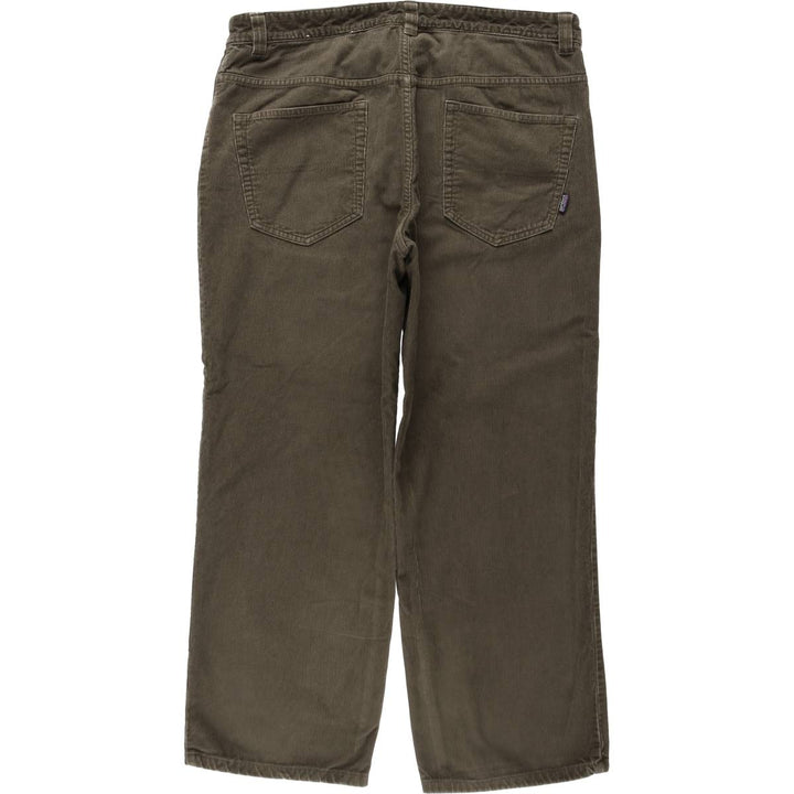 2000'S Patagonia Organic Cotton Corduroy Pants (58220F0), Men's Size W37 (approx.) Organic cotton brown type Vintage Second Hand
