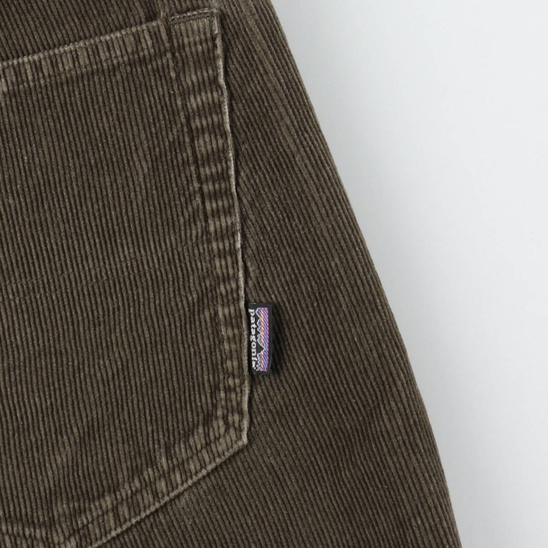 2000'S Patagonia Organic Cotton Corduroy Pants (58220F0), Men's Size W37 (approx.) Organic cotton brown type Vintage Second Hand
