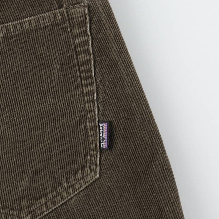 2000'S Patagonia Organic Cotton Corduroy Pants (58220F0), Men's Size W37 (approx.) Organic cotton brown type Vintage Second Hand