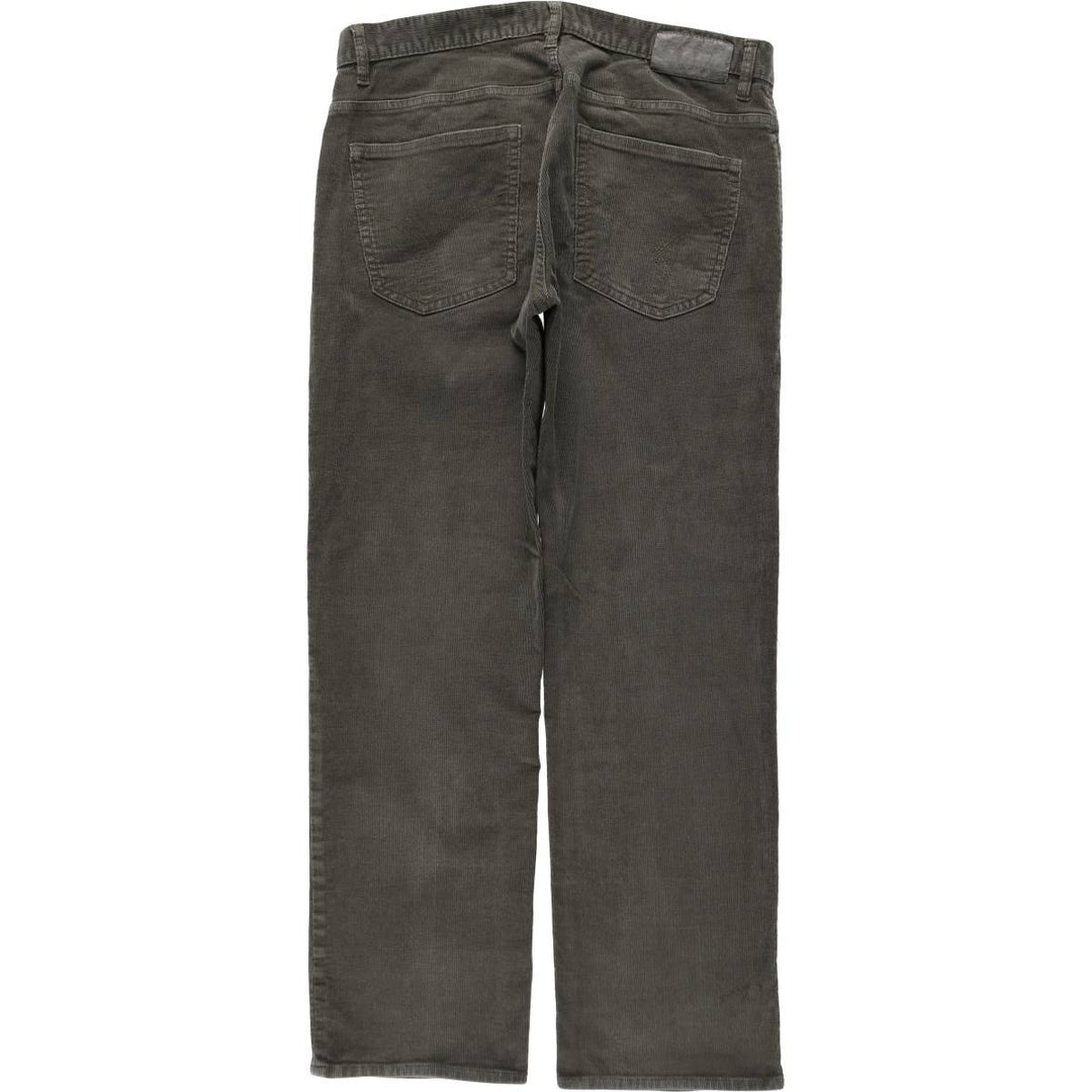 2000'S Calvin Klein Corduroy Jeans, Men's Size W36 (approx.) cotton Khaki type Vintage Second Hand