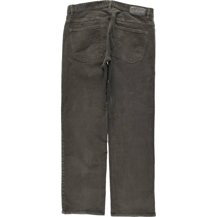 2000'S Calvin Klein Corduroy Jeans, Men's Size W36 (approx.) cotton Khaki type Vintage Second Hand