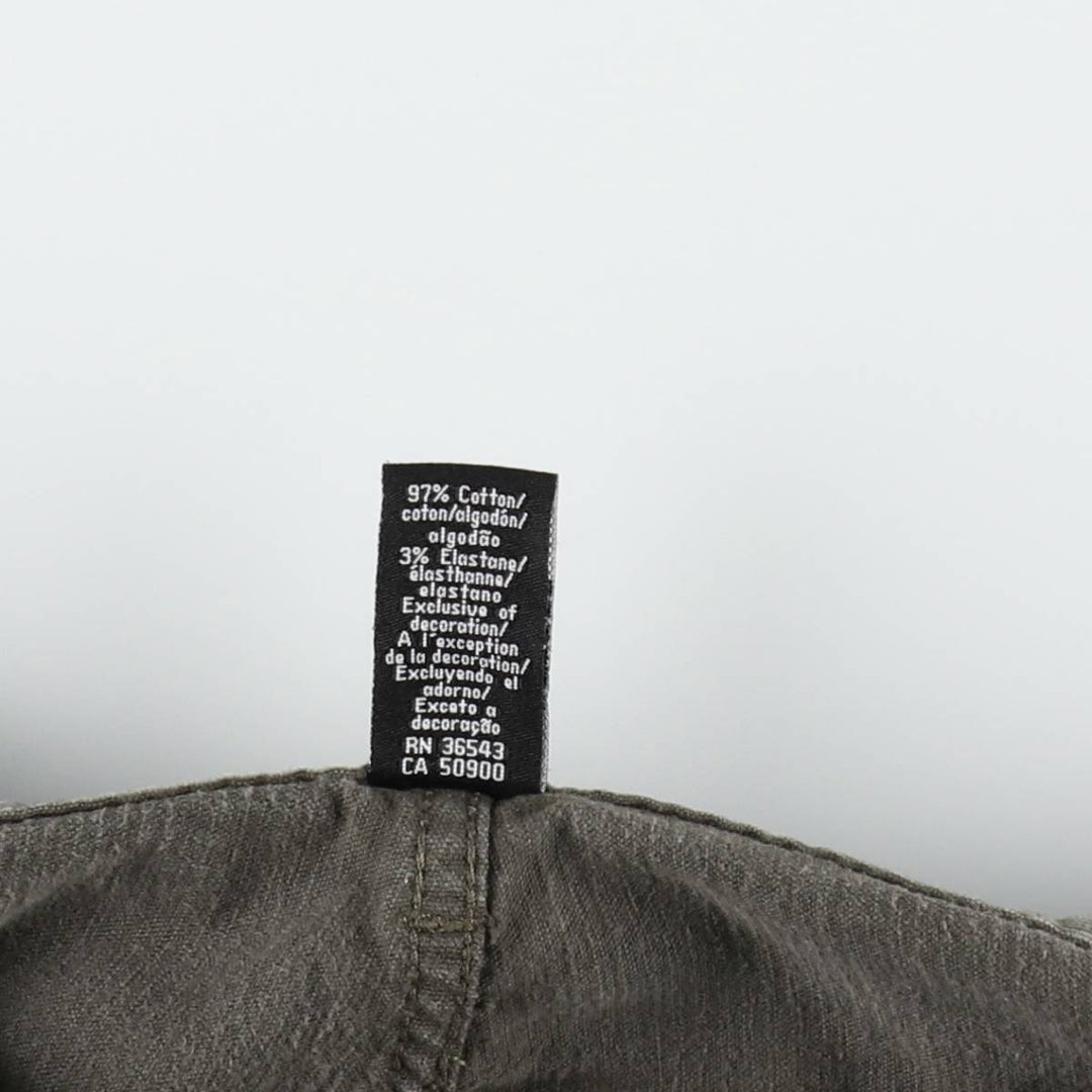 2000'S Calvin Klein Corduroy Jeans, Men's Size W36 (approx.) cotton Khaki type Vintage Second Hand