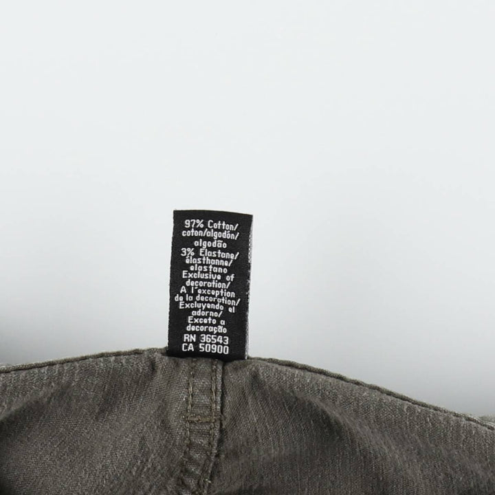 2000'S Calvin Klein Corduroy Jeans, Men's Size W36 (approx.) cotton Khaki type Vintage Second Hand