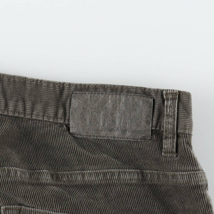 2000'S Calvin Klein Corduroy Jeans, Men's Size W36 (approx.) cotton Khaki type Vintage Second Hand