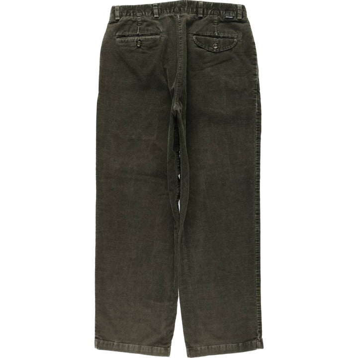 ~2000'S Dockers Khakis Classic Fit Two-Pleat Corduroy Pants, Men's Size W32 (approx.) unclear Khaki type Vintage Second Hand
