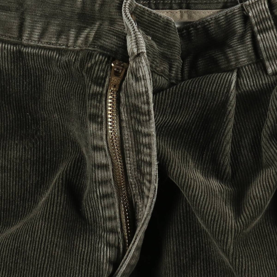 ~2000'S Dockers Khakis Classic Fit Two-Pleat Corduroy Pants, Men's Size W32 (approx.) unclear Khaki type Vintage Second Hand