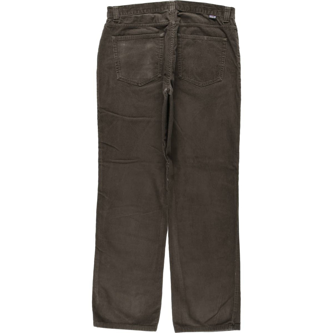 Patagonia ORGANIC COTTON Corduroy Pants (58221FA13) - Men's size W34 (approx.) Organic cotton Khaki type Vintage Second Hand