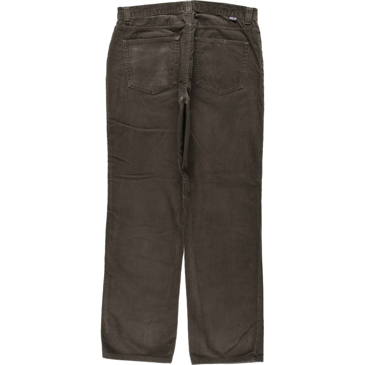 Patagonia ORGANIC COTTON Corduroy Pants (58221FA13) - Men's size W34 (approx.) Organic cotton Khaki type Vintage Second Hand