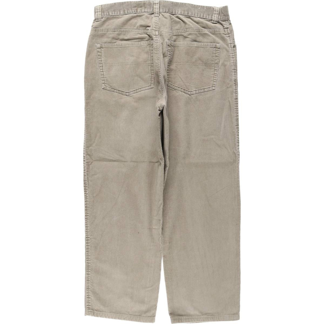 Eddie Bauer corduroy pants, men's size W34 (approx.) cotton Beige type Vintage Second Hand