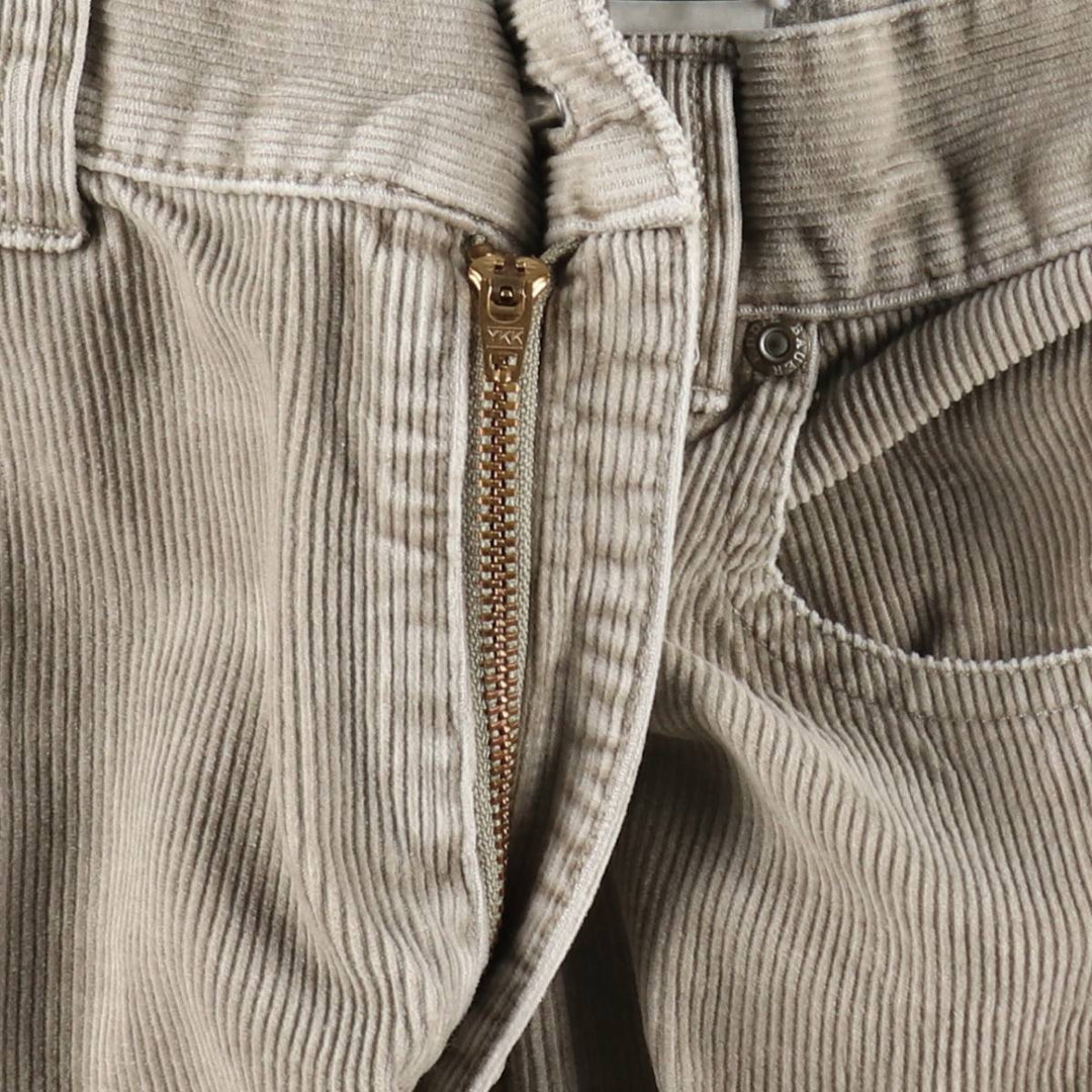 Eddie Bauer corduroy pants, men's size W34 (approx.) cotton Beige type Vintage Second Hand