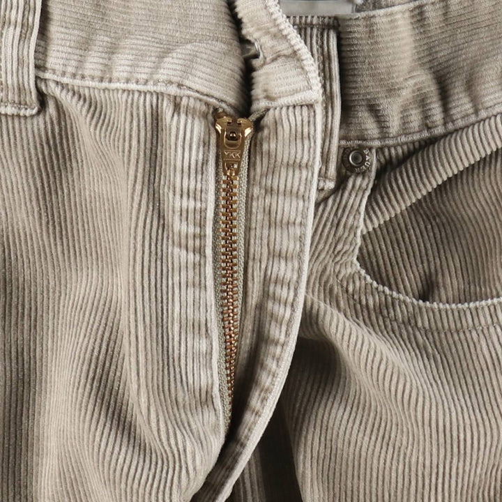 Eddie Bauer corduroy pants, men's size W34 (approx.) cotton Beige type Vintage Second Hand