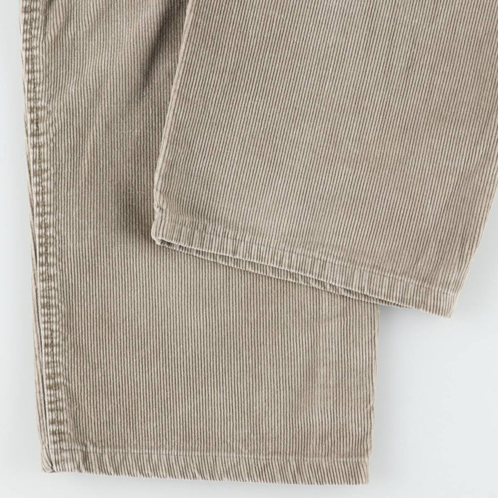 Eddie Bauer corduroy pants, men's size W34 (approx.) cotton Beige type Vintage Second Hand