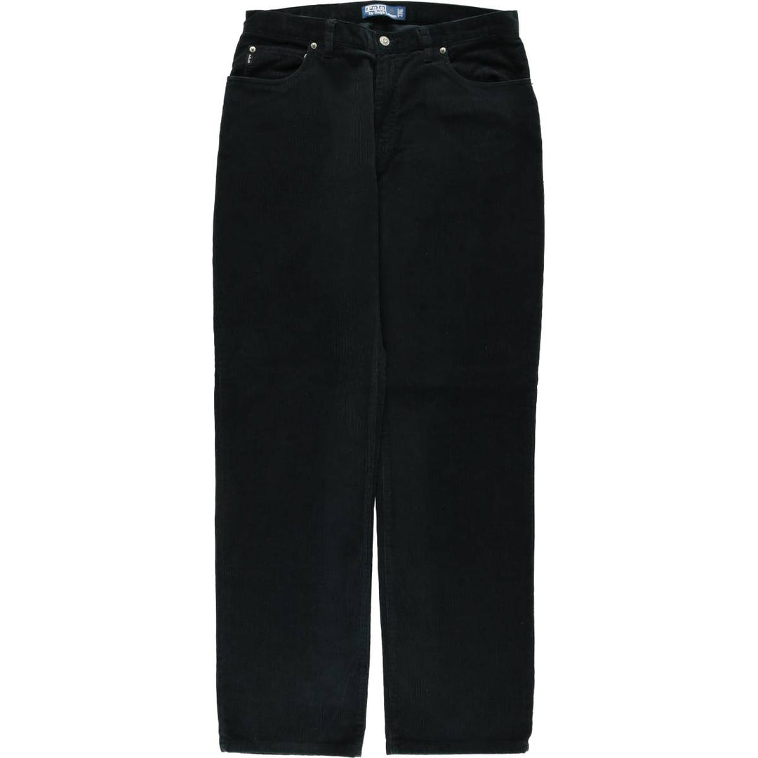 Ralph Lauren POLO by Ralph Lauren Corduroy Pants Men's W32 cotton navy blue type Vintage Second Hand