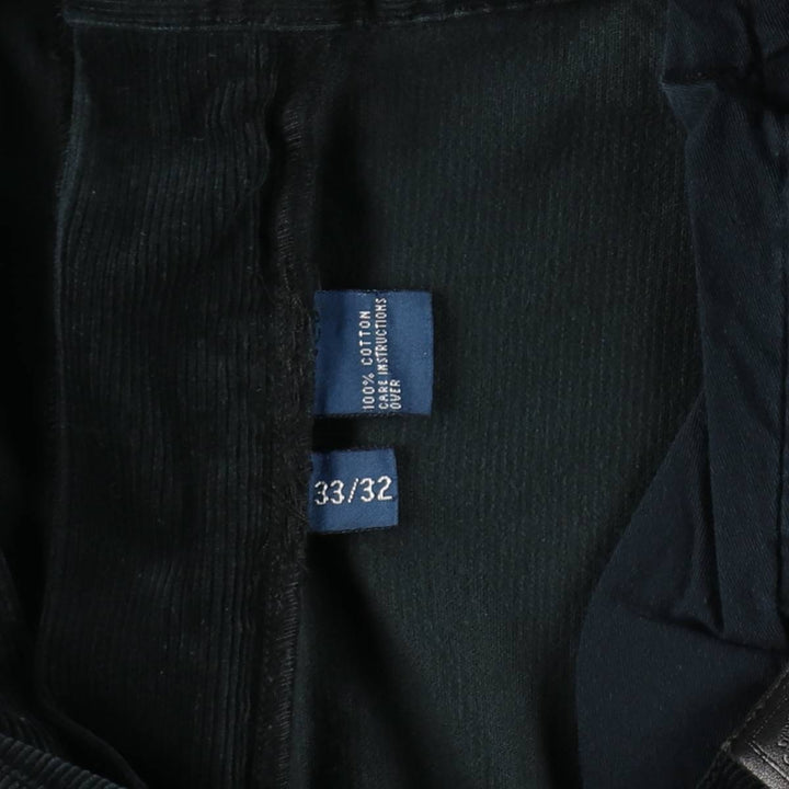 Ralph Lauren POLO by Ralph Lauren Corduroy Pants Men's W32 cotton navy blue type Vintage Second Hand