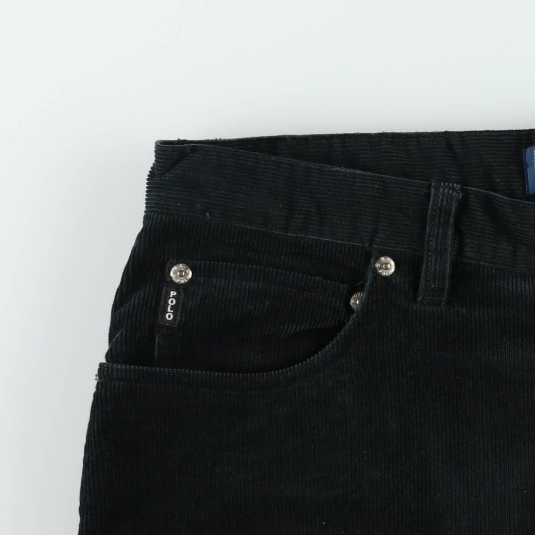 Ralph Lauren POLO by Ralph Lauren Corduroy Pants Men's W32 cotton navy blue type Vintage Second Hand