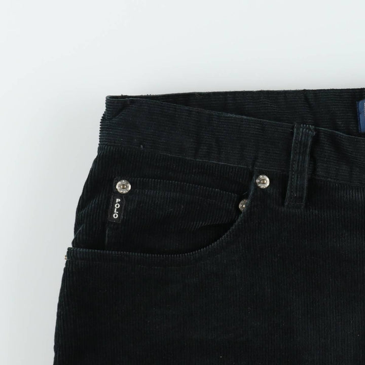 Ralph Lauren POLO by Ralph Lauren Corduroy Pants Men's W32 cotton navy blue type Vintage Second Hand