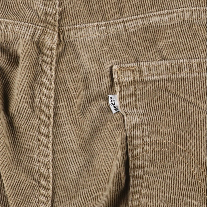 Levi's 505 Straight Fit Corduroy Pants, Men's Size W36 (approx.) cotton Beige type Vintage Second Hand