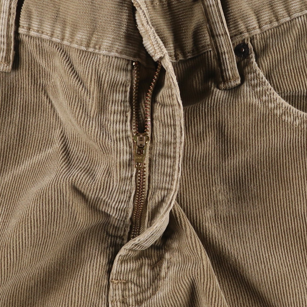 Levi's 505 Straight Fit Corduroy Pants, Men's Size W36 (approx.) cotton Beige type Vintage Second Hand